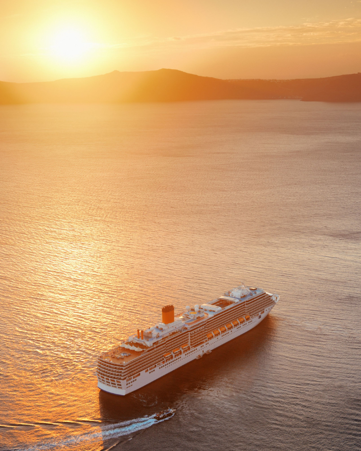 Cruise Ship Sunset-1-1