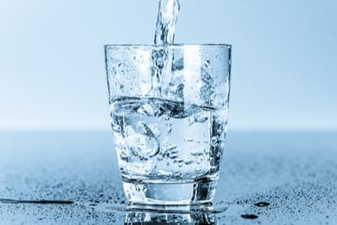glass of water